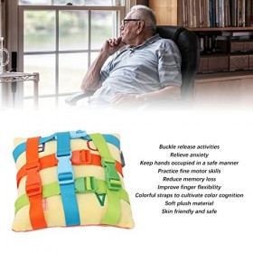 Oreiller Fidget, Oreiller de Démence, Soulagement de lanxiété, Outil Thérapeutique de Démence Autistique, Coussin Sensoriel,