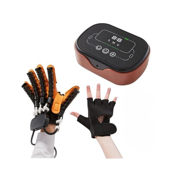 YHUEGH Gants de rééducation des Doigts, Gants robotiques pour Patients atteints dhémiplégie, paralysie de la Main, Gant de r