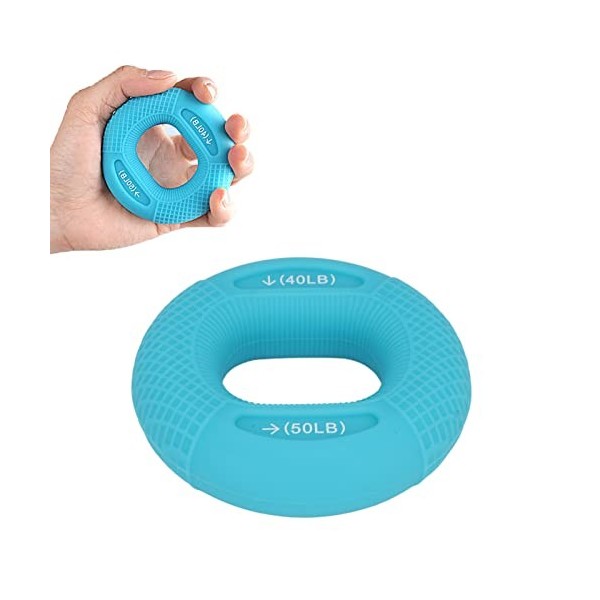 Anneau De Renforcement De Poignée En Silicone, 2 Niveaux, Antidérapant, Lavable, Pour Avant-bras, Extenseur De Doigts Pour L