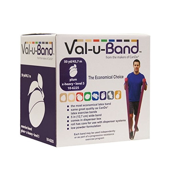 Val-u-Band Appareil de Musculation de la Main Plum Twin-Pak 2 X 45 m