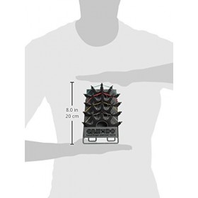 CanDo Digi-Extend 10-0757 Support en métal pour 4 exercices avec 64 bandes Marron clair/jaune/rouge/vert