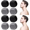 Lanjue 8 Pcs Machoire Musculation, 2 Styles Hommes Muscler la Machoire Jawliner Exercice Machoire, Entraîneur de Mâchoire Uni