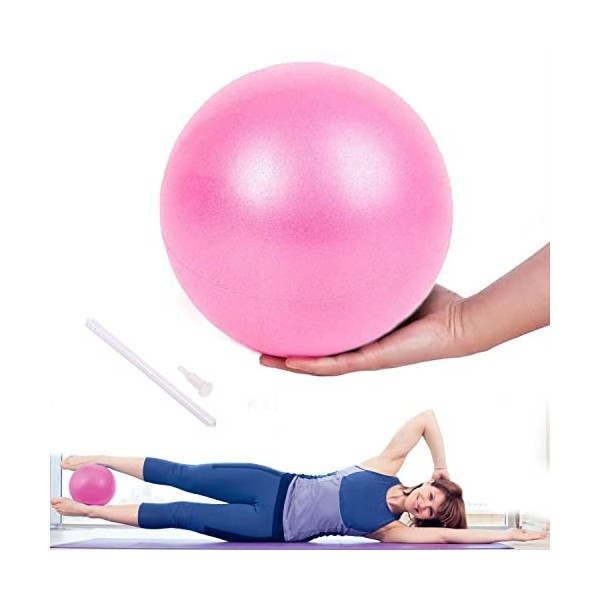 Lanjue Pilates Ballon de Gymnastique, Yoga Ball Anti-Slip Anti-éclatement Fitness Balles Yoga Ball Équilibre Sport Balle pour