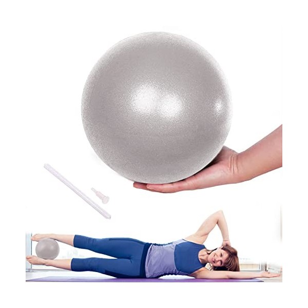 Lanjue Pilates Ballon de Gymnastique, Yoga Ball Anti-Slip Anti-éclatement Fitness Balles Yoga Ball Équilibre Sport Balle pour