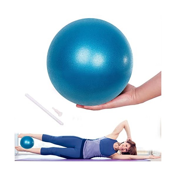 Lanjue Pilates Ballon de Gymnastique, Yoga Ball Anti-Slip Anti-éclatement Fitness Balles Yoga Ball Équilibre Sport Balle pour