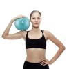 Slim Panda Ballon Pilates Petite, 23 cm Anti-Slip Ballon de Gymnastique avec Paille de Gonflage, Soft Yoga Ball Équilibre pou