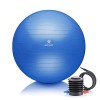 BODYMATE Ballon Fitness + Pompe Incluse + E-Book Gratuit Rose-Gold 65cm