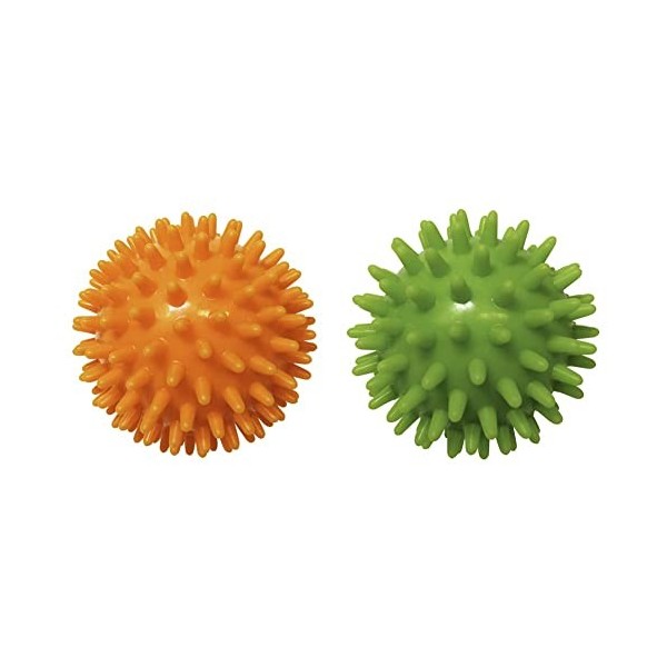 Sveltus Balles à Picots Medium Adulte Unisexe, Orange, 8 cm Balles d'exercices fitness
