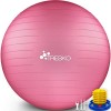 TRESKO® Ballon de Gymnastique | Anti-éclatement | Boule dassise | Balle de Yoga | Balles dexercices Fitness | 300 kg | avec