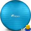 TRESKO® Ballon de Gymnastique | Anti-éclatement | Boule dassise | Balle de Yoga | Balles dexercices Fitness | 300 kg | avec