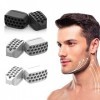 PLABBDPL Machoire Musculation, 6Pcs Balles dentraînement de Mâchoire, Exerciseur de Mâchoire Femmes Hommes, Jaw Exerciser Mu