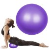 flintronic Pilates Ballon de Gymnastique, 25cm Yoga Ball Anti-Slip Anti-Éclatement Fitness Balles Yoga Ball Équilibre Sport B