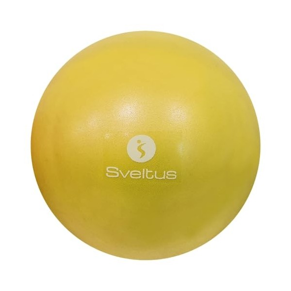 Sveltus Ballon pédagogique Adulte Unisexe, Jaune, diam. 20cm +/-10%