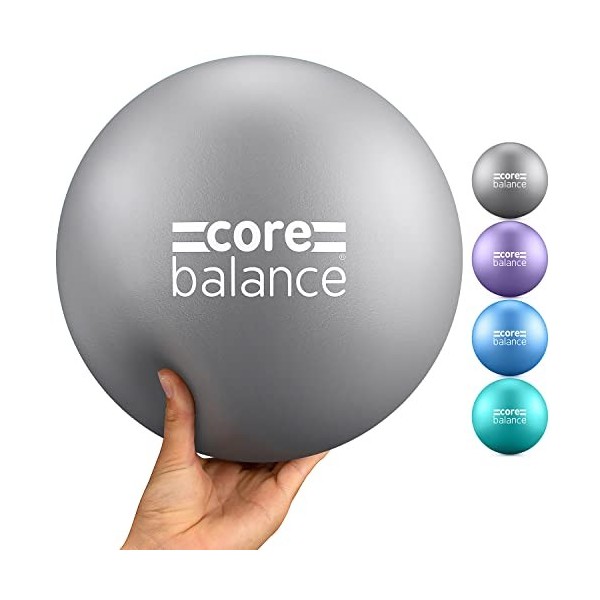 Core Balance Petit Ballon Exercices de Pilates 23 cm Antidérapant/Anti-Éclatement - Entraînement Physique Yoga, Fitness, Phys