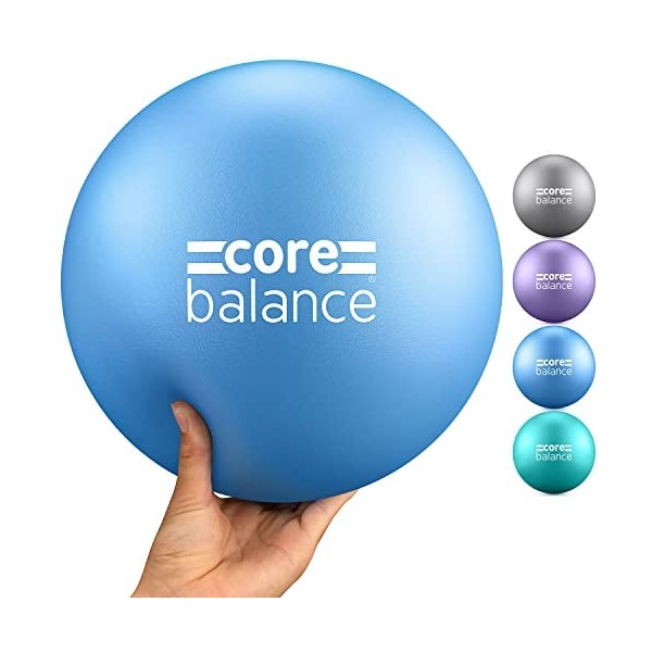 Core Balance Petit Ballon Exercices de Pilates 23 cm Antidérapant/Anti-Éclatement - Entraînement Physique Yoga, Fitness, Phys