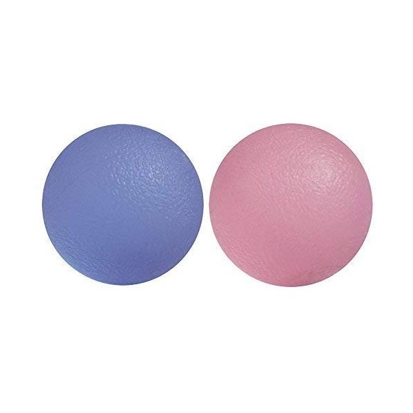 ResultSport Main thérapeutique balle de gel dexercice de la main - Lot de 2 balles - balle anti-stress