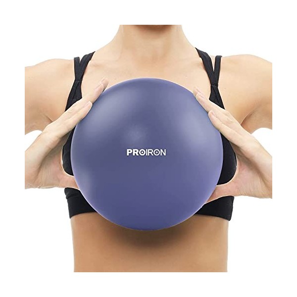 PROIRON Ballon Pilates 25cm Ballon Fitness Yoga Balle de Gym dexercice Pilates Ball Petite Balle de Fitness pour Débutants e