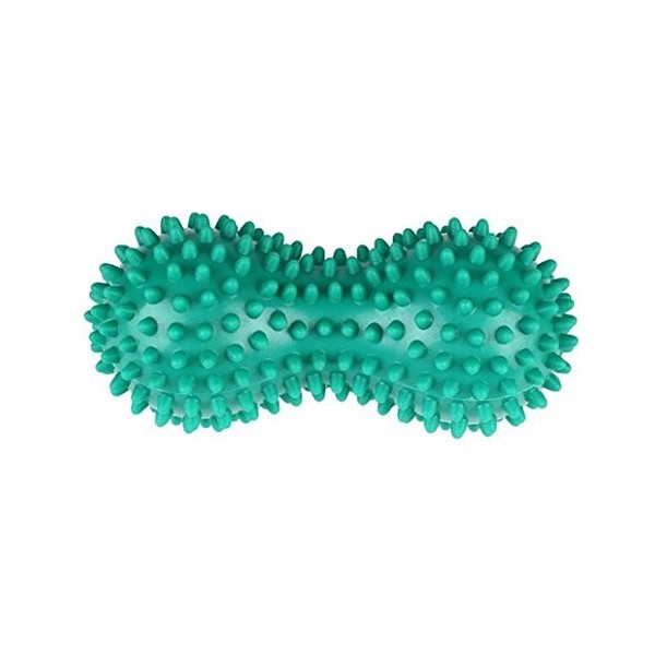 Balle de fitness de yoga de massage en forme de cacahuète balle en PVC pour soulager le stress Massage corporel de la main et