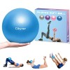 Cikyner Balle de Pilates Douce, Petite Balle dexercice de 23 à 25 cm avec Paille Gonflable,Convient pour Pilates, Yoga, entr