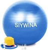 SIYWINA Ballon Fitness Ballon de Grossesse Yoga Ballon dexercice Pilates Swiss Ball pour Entraînement Grossesse Equilibre Ch