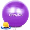 SIYWINA Ballon Fitness Ballon de Grossesse Yoga Ballon dexercice Pilates Swiss Ball pour Entraînement Grossesse Equilibre Ch