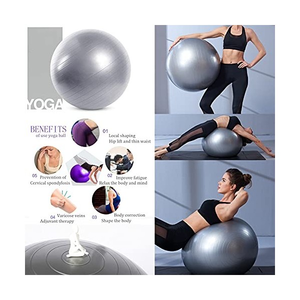 Yoga ball,ballon de gymnastique balle de yoga balles dexercices