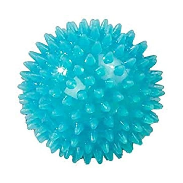 Balle picots turquoise Ø9 cm strong vrac