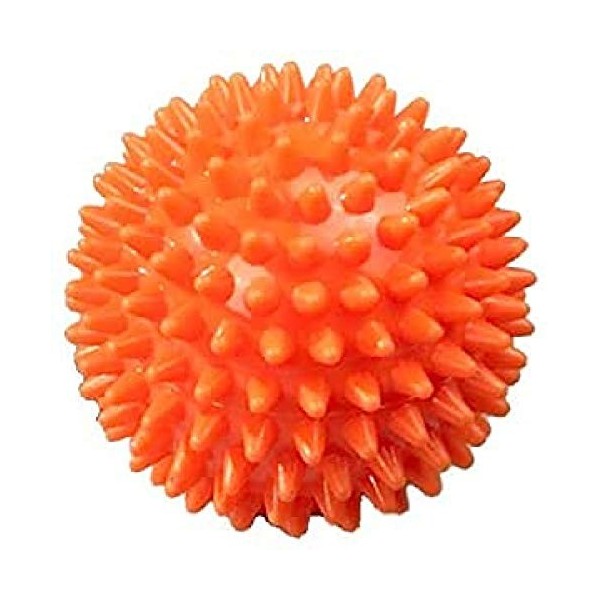 Balle picots orange Ø8 cm medium vrac