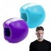 Mâchoire Exercice Balle, ZoneYan Jaw Trainer, Équipement Fitness Double Menton, Cou Visage Mâcher Outil, Jawline Définir, Mâc