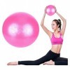 Pilates Ballon de Gymnastique, Yoga Ball Anti-Slip Anti-éclatement Fitness Balles Yoga Ball Équilibre Sport Balle pour 25cm E