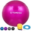 TOMSHOO Ballon de Yoga Anti-éclatement épais et Stable Rose, 45 