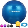 TOMSHOO Ballon de Yoga Anti-éclatement épais et Stable Rose, 45 