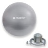 Schildkröt Ballon de Gymnastique pour Adulte Fitness, Anthracite, 85cm