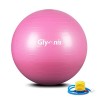 Glymnis Ballon de Fitness Ballon de Gymnastique 55cm 65cm 75cm Balle d’Exercice Antidérapant Maximale jusquà 300 kg pour Pil