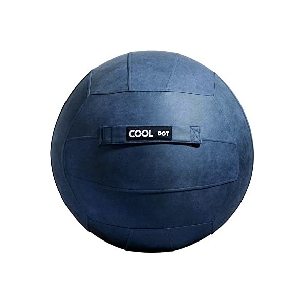 COOLDOT Ballon de Klein Yoga pour Adultes avec Housse et Poignée Inclut Un Ballon D’Exercice et Une Pompe pour la Maison Le B