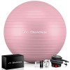 EliteAthlete Ballon Gym avec système Anti-Burst - Fitness Pilates Yoga - Ballon Grossesse avec Pompe à air Incluse