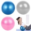 Yoga Balle,25cm Ballon de Pilates,3 Pcs Balles Exercices Fitness,Souple Balles Dexercices Fitness,Balles Déquilibre Pilates