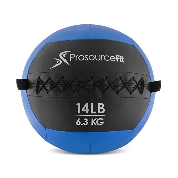 ProsourceFit Soft Medicine Balles dexercices Fitness Unisex-Adult, Noir, Taille Unique