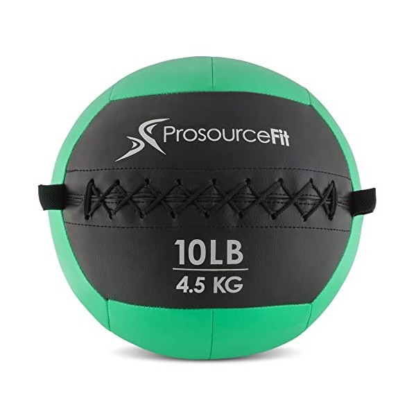 ProsourceFit Soft Medicine Balles dexercices Fitness Unisex-Adult, Noir, Taille Unique