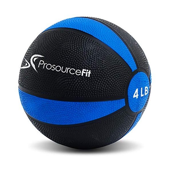 ProsourceFit Rubber Weighted Balles dexercices Fitness Unisex-Adult, Jaune, Taille Unique