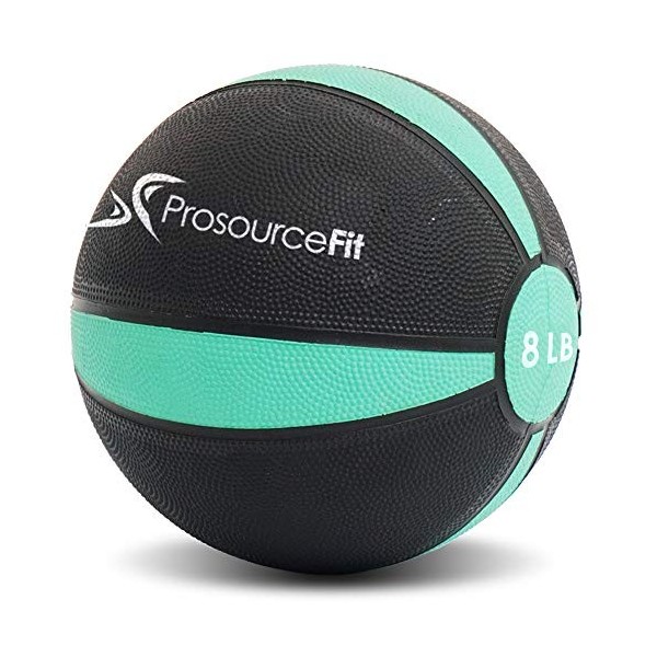 ProsourceFit Rubber Weighted Balles dexercices Fitness Unisex-Adult, Jaune, Taille Unique