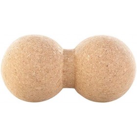 2 doubles balles de massage et dexercice en liège Ø 6,5 et 8&nbsp;cm [Newgen Medicals]