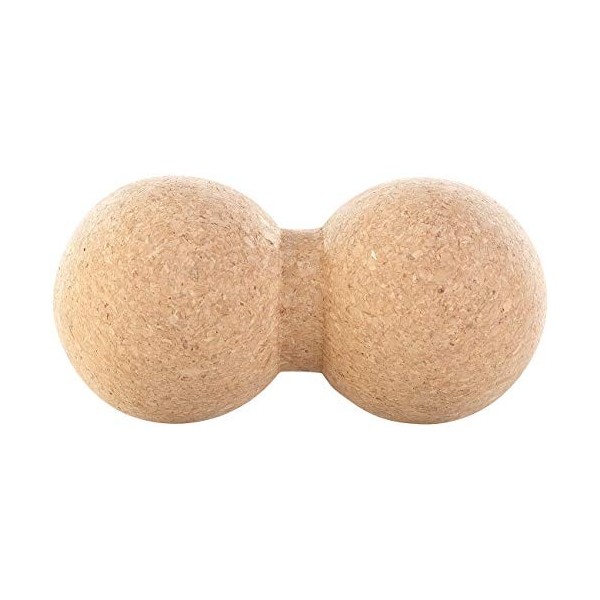 2 doubles balles de massage et dexercice en liège Ø 6,5 et 8 cm [Newgen Medicals]