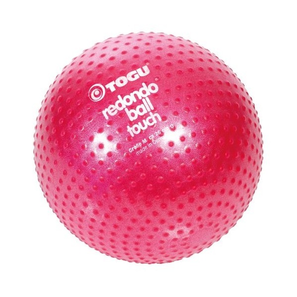 Togu Ballon pour gymnastique et pilates Redondo Ball Touch Rouge Rouge Rubinrot 26 cm