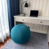 TOCYORIC Ball Chair with Handle for Home, Office, Fitness, Yoga, Balance, Pilates et stabilité, Exercise Ball with Pump