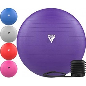 RDX Balle Yoga Très Epais Fitness dexercices Anti-éclatement PVC Stabilité Ballon Gymnastique Pilates Rapide Pompe à air Ent
