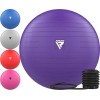 RDX Balle Yoga Très Epais Fitness dexercices Anti-éclatement PVC Stabilité Ballon Gymnastique Pilates Rapide Pompe à air Ent