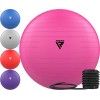 RDX Balle Yoga Très Epais Fitness dexercices Anti-éclatement PVC Stabilité Ballon Gymnastique Pilates Rapide Pompe à air Ent