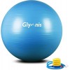 Glymnis Ballon de Fitness Ballon de Gymnastique 55cm 65cm 75cm Balle d’Exercice Antidérapant Maximale jusquà 300 kg