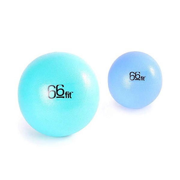 66FIT Balles de Pilates Souples - Lot de 2 balles